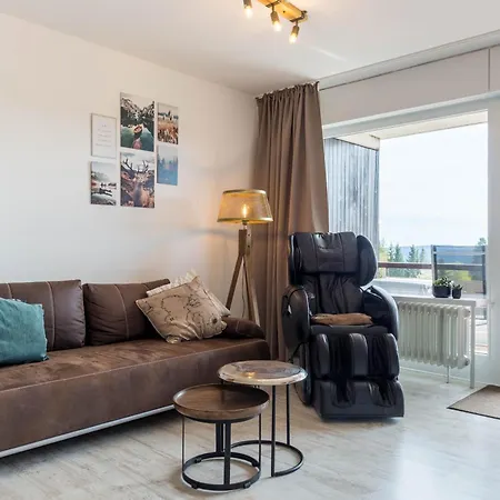 Relax-Apartments - Indoor-Pool - Sauna - Kueche - Kostenlos Parken - Balkon - Massagesessel - 85 Zoll Smart-Tv *