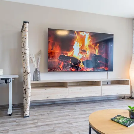 Relax-apartments - Indoor-pool - Sauna - Kueche - Kostenlos Parken - Balkon - Teilweise Massagesessel - 85 Zoll Smart-tv * سخوناخ