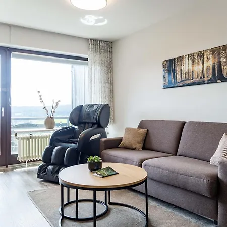 Relax-Apartments - Indoor-Pool - Sauna - Kueche - Kostenlos Parken - Balkon - Massagesessel - 85 Zoll Smart-Tv Apartment
