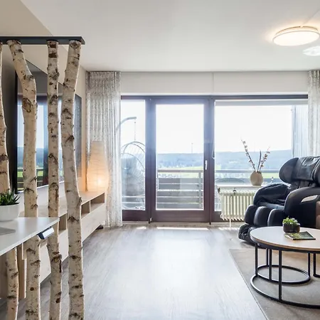 Relax-Apartments - Indoor-Pool - Sauna - Kueche - Kostenlos Parken - Balkon - Massagesessel - 85 Zoll Smart-Tv Apartment